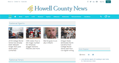 Desktop Screenshot of howellcountynews.com