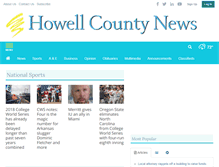 Tablet Screenshot of howellcountynews.com
